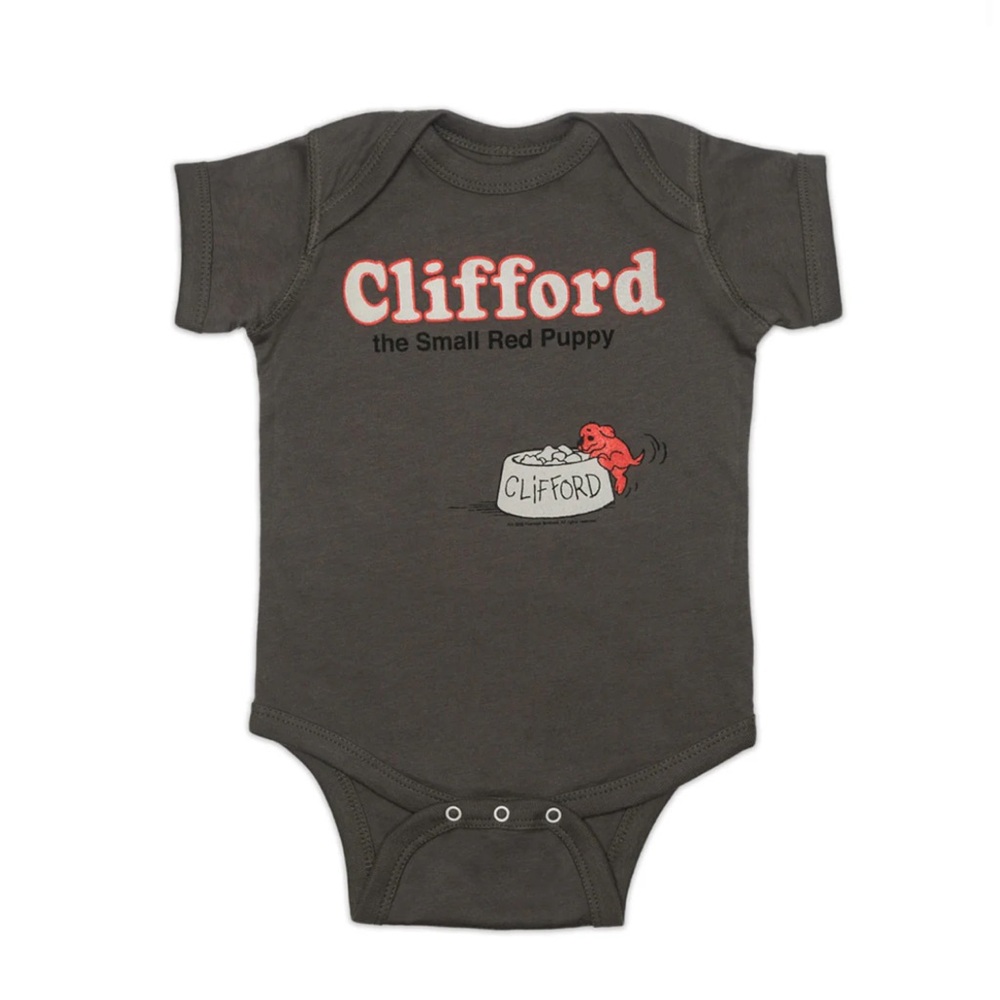 Clifford the Small Red Puppy baby bodysuit size 12 months